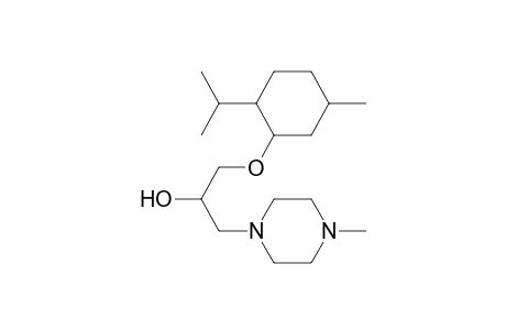 1-[(2-Isopropyl-5-methylcyclohexyl)oxy]-3-(4-methyl-1-piperazinyl)-2-propanol
