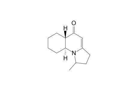 trans-1-Methyl-2,3,5a,6,7,8,9,9a-octahydro-5(1H)-pyrrolo[1,2-a]quinolinone