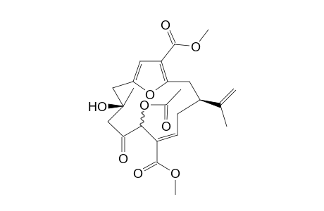 Furano-cembranoid - acetyl derivative
