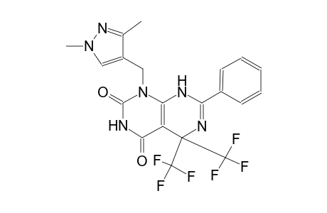 1-[(1,3-dimethyl-1H-pyrazol-4-yl)methyl]-7-phenyl-5,5-bis(trifluoromethyl)-5,8-dihydropyrimido[4,5-d]pyrimidine-2,4(1H,3H)-dione