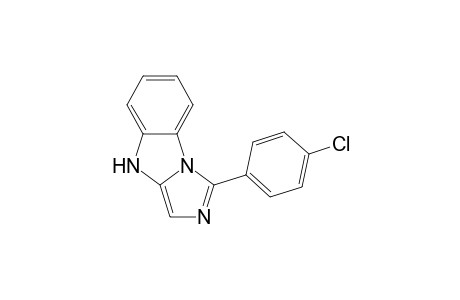 4H-Imidazo[1,5-a]benzimidazole, 1-(4-chlorophenyl)-