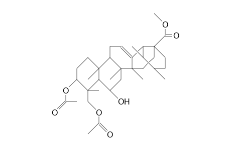 Methyl-2,23-diacetoxy-6-hydroxy-urs-12-en-28-oate