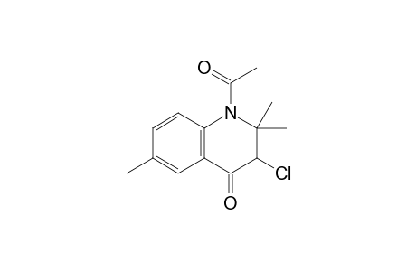1-Acetyl-3-chloro-2,2,6-trimethyl-3H-quinolin-4-one