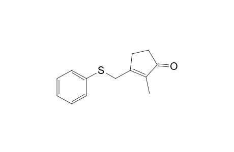 2-Cyclopenten-1-one, 2-methyl-3-[(phenylthio)methyl]-
