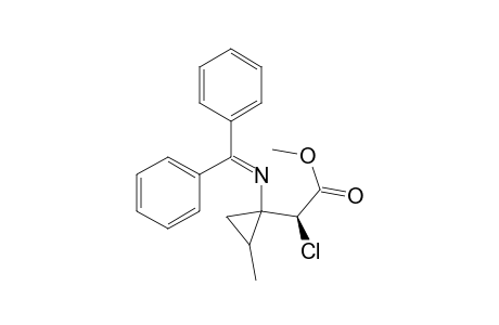 (E,2S)-Methyl 2-Chloro-2-[2'-methyl-1'-[(diphenylmethylene)amino]cyclopropyl]acetate