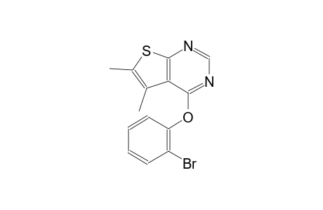 thieno[2,3-d]pyrimidine, 4-(2-bromophenoxy)-5,6-dimethyl-