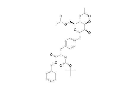 N(ALPHA)-(TERT.-BUTOXYCARBONYL)-C-(4,6-DI-O-ACETYL-ALPHA-D-MANNOPYRANOSYL)-L-TYROSINE-BENZYLESTER