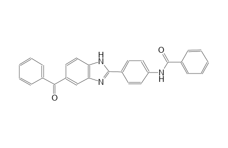 N-[4-(5-benzoyl-1H-benzimidazol-2-yl)phenyl]benzamide