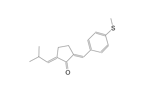 cyclopentanone, 2-(2-methylpropylidene)-5-[[4-(methylthio)phenyl]methylene]-, (2E,5E)-