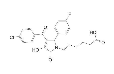 1H-pyrrole-1-hexanoic acid, 3-(4-chlorobenzoyl)-2-(4-fluorophenyl)-2,5-dihydro-4-hydroxy-5-oxo-