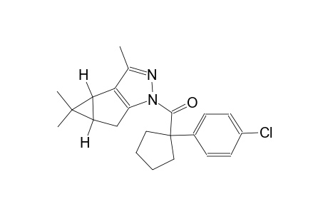 (3bS,4aR)-1-{[1-(4-chlorophenyl)cyclopentyl]carbonyl}-3,4,4-trimethyl-3b,4,4a,5-tetrahydro-1H-cyclopropa[3,4]cyclopenta[1,2-c]pyrazole