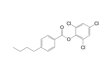 4-Butylbenzoic acid, 2,4,6-trichlorophenyl ester