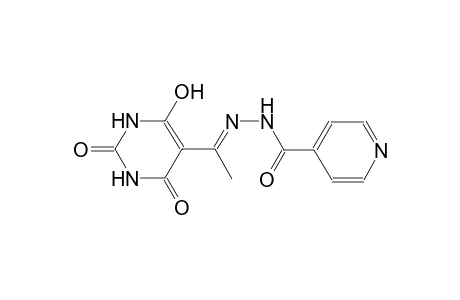 4-pyridinecarboxylic acid, 2-[(E)-1-(1,2,3,4-tetrahydro-6-hydroxy-2,4-dioxo-5-pyrimidinyl)ethylidene]hydrazide