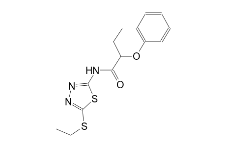 N-[5-(ethylsulfanyl)-1,3,4-thiadiazol-2-yl]-2-phenoxybutanamide