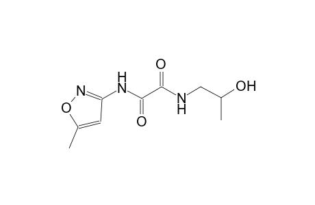 ethanediamide, N~1~-(2-hydroxypropyl)-N~2~-(5-methyl-3-isoxazolyl)-