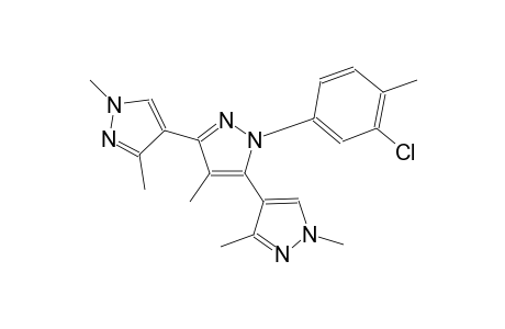 1'-(3-chloro-4-methylphenyl)-1,1'',3,3'',4'-pentamethyl-1H,1'H,1''H-4,3':5',4''-terpyrazole