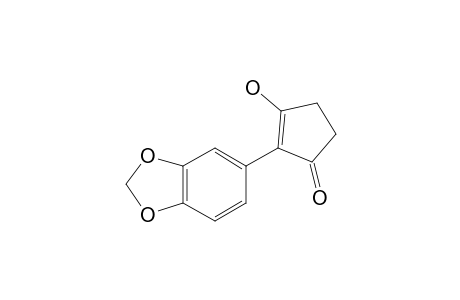 2-(1,3-benzodioxol-5-yl)-3-hydroxycyclopent-2-en-1-one