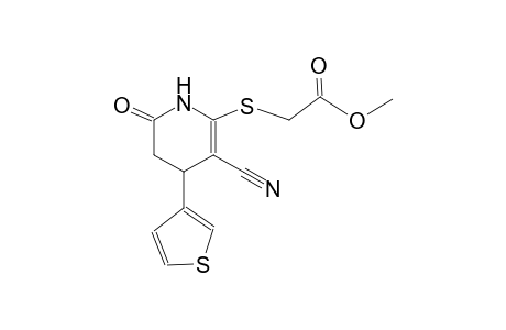 acetic acid, [[3-cyano-1,4,5,6-tetrahydro-6-oxo-4-(3-thienyl)-2-pyridinyl]thio]-, methyl ester