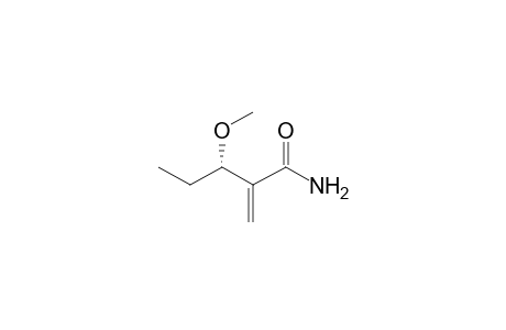 (+-)-3-Methroxy-2-methylenepentanamide
