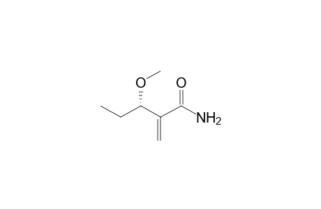 (+-)-3-Methroxy-2-methylenepentanamide