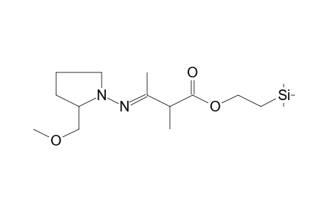 3-(2-Methoxymethylpyrrolidin-1-ylimino)-2-methylbutyric acid, 2-trimethylsilylethyl ester