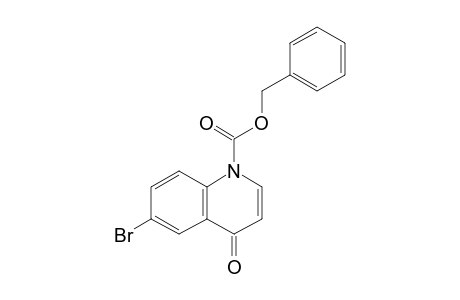 (phenylmethyl) 6-bromanyl-4-oxidanylidene-quinoline-1-carboxylate