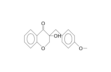 3-Hydroxy-3-(4-methoxy-benzyl)-4-chromanone