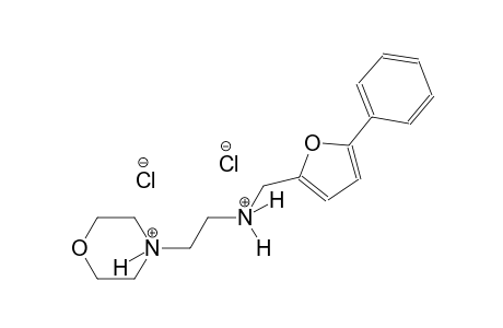 morpholinium, 4-[2-[[(5-phenyl-2-furanyl)methyl]ammonio]ethyl]-, dichloride
