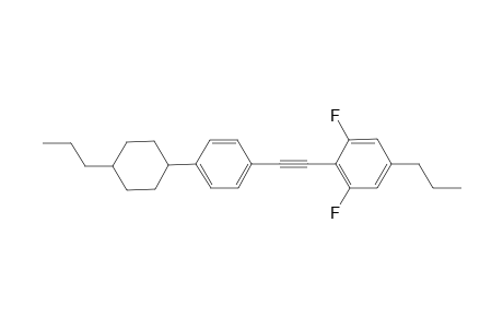 1-(2,6-Difluoro-4-n-propylphenylethynyl)-4-(4-n-propylcyclohexyl)benzene