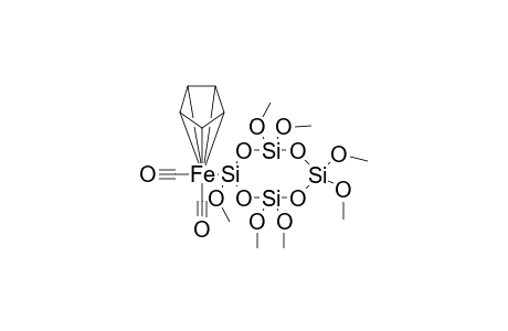 1-[Dicarbonyl(.eta.5-cyclopentadienyl)ferrio]-1,3,3,3',3',5,5-heptamethoxycyclotetrasiloxane