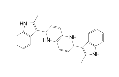 2,6-Di(2-methyl-3-indolyl)-1,2,5,6-tetrahydro-1,5-naphthyridine