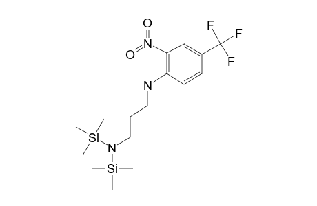 N1-[2-Nitro-4-(trifluoromethyl)phenyl]-1,3-propanediamine, 2tms derivative