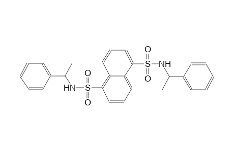 1-N,5-N-bis(1-phenylethyl)naphthalene-1,5-disulfonamide