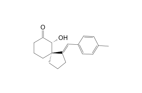 (5R*,6R*,E)-6-Hydroxy-1-(4-methylbenzylidene)spiro[4.5]decan-7-one