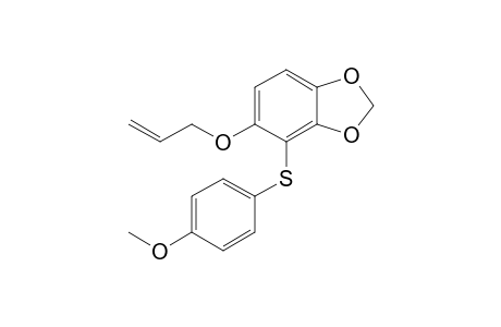 5-Allyloxy-4-[(4'-methoxyphenyl)thio]-1,3-benzodioxole