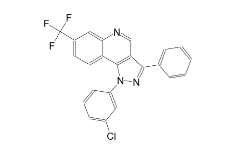 1-(3-chlorophenyl)-3-phenyl-7-(trifluoromethyl)-1H-pyrazolo[4,3-c]quinoline