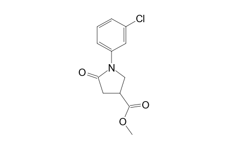 3-Pyrrolidinecarboxylic acid, 1-(3-chlorophenyl)-5-oxo-, methylester