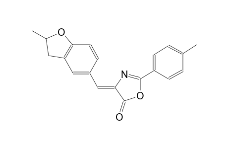 (4Z)-4-[(2-methyl-2,3-dihydro-1-benzofuran-5-yl)methylene]-2-(4-methylphenyl)-1,3-oxazol-5(4H)-one