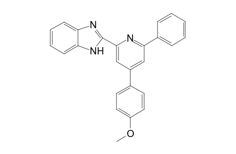 1H-2-(4-p-methoxyphenyl-6-phenyl-2-pyridyl)benzimidazole