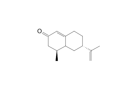 (5S,8S)-5-Methyl-8-(1'-methylethenyl)bicyclo[4.4.0]dec-1-en-3-one