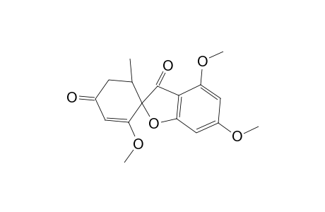 Spiro[benzofuran-2(3H),1'-[2]cyclohexene]-3,4'-dione, 2',4,6-trimethoxy-6'-methyl-
