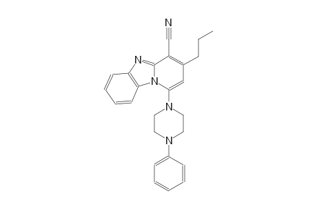 1-(4-phenyl-1-piperazinyl)-3-propylpyrido[1,2-a]benzimidazole-4-carbonitrile