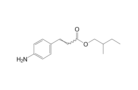 (-)-p-aminocinnamic acid, 2-methylbutyl ester