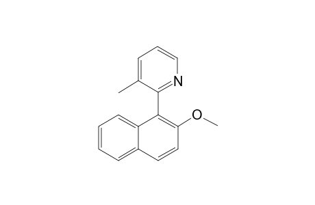 (-)-2-[(2'-Methoxy-1'-naphthyl)-3-methylpyridine