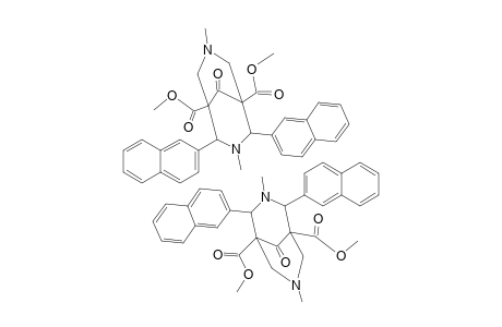 DIMETHYL-2,4-BIS-(2-NAPHTYL)-3,7-DIMETHYL-9-OXO-3,7-DIAZABICYCLO-[3.3.1]-NONANE-1,5-DICARBOXYLATE