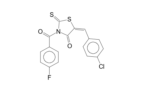 5-(4-Chlorobenzylidene)-3-(4-fluorobenzoyl)rhodanine