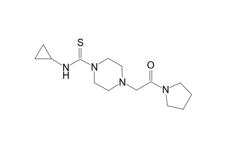 1-piperazinecarbothioamide, N-cyclopropyl-4-[2-oxo-2-(1-pyrrolidinyl)ethyl]-