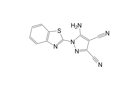 1H-pyrazole-3,4-dicarbonitrile, 5-amino-1-(2-benzothiazolyl)-
