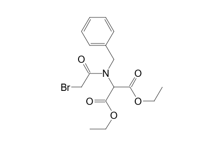 Diethyl 2-(N-benzyl-2-bromoacetamido)malonate