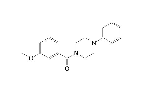 1-(3-methoxybenzoyl)-4-phenylpiperazine